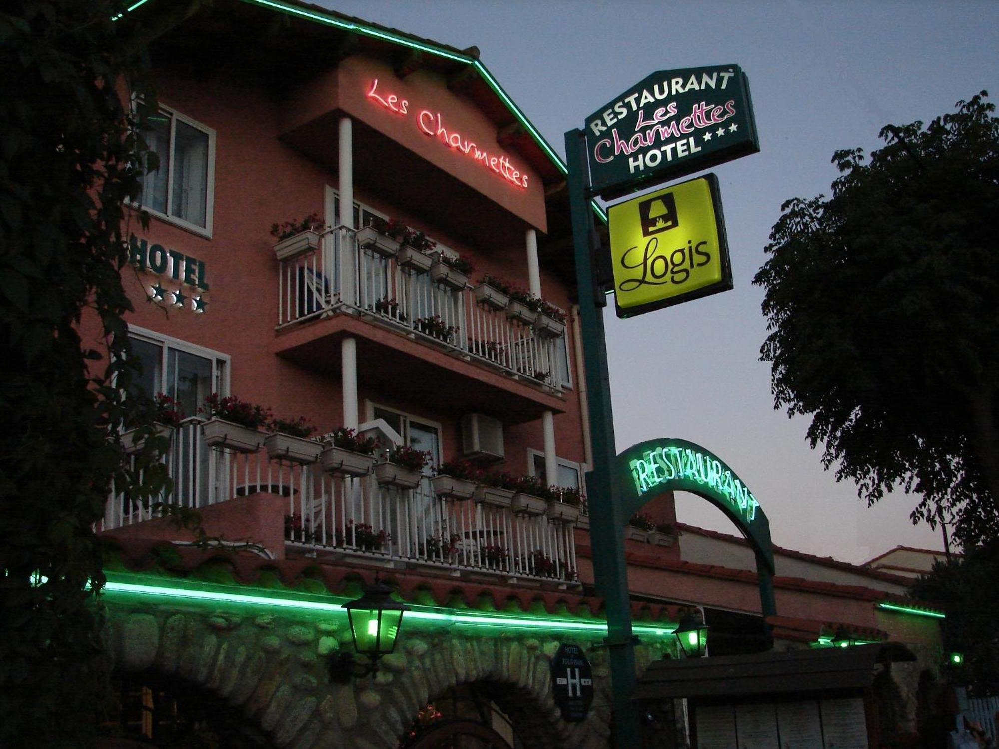 Logis Hotel Restaurant Les Charmettes Argelès-sur-Mer Exterior foto